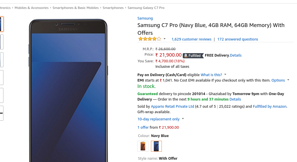 Samsung Galaxy C7 Pro