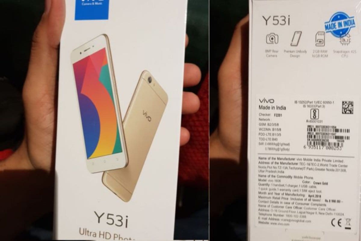 Vivo Y53i