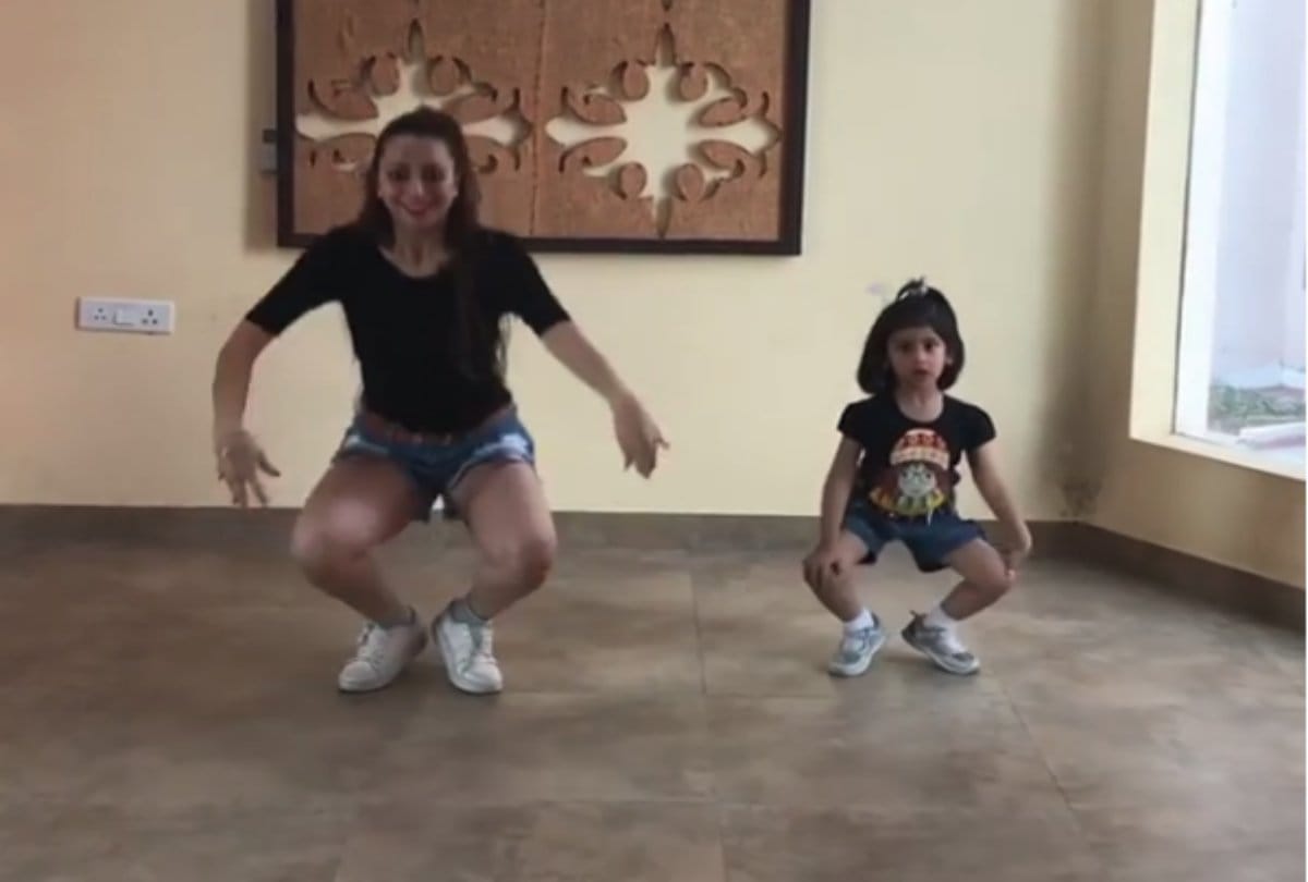 Video being viral of Four year old gfirl who is dancing on bom diggy diggy song with her teacher 