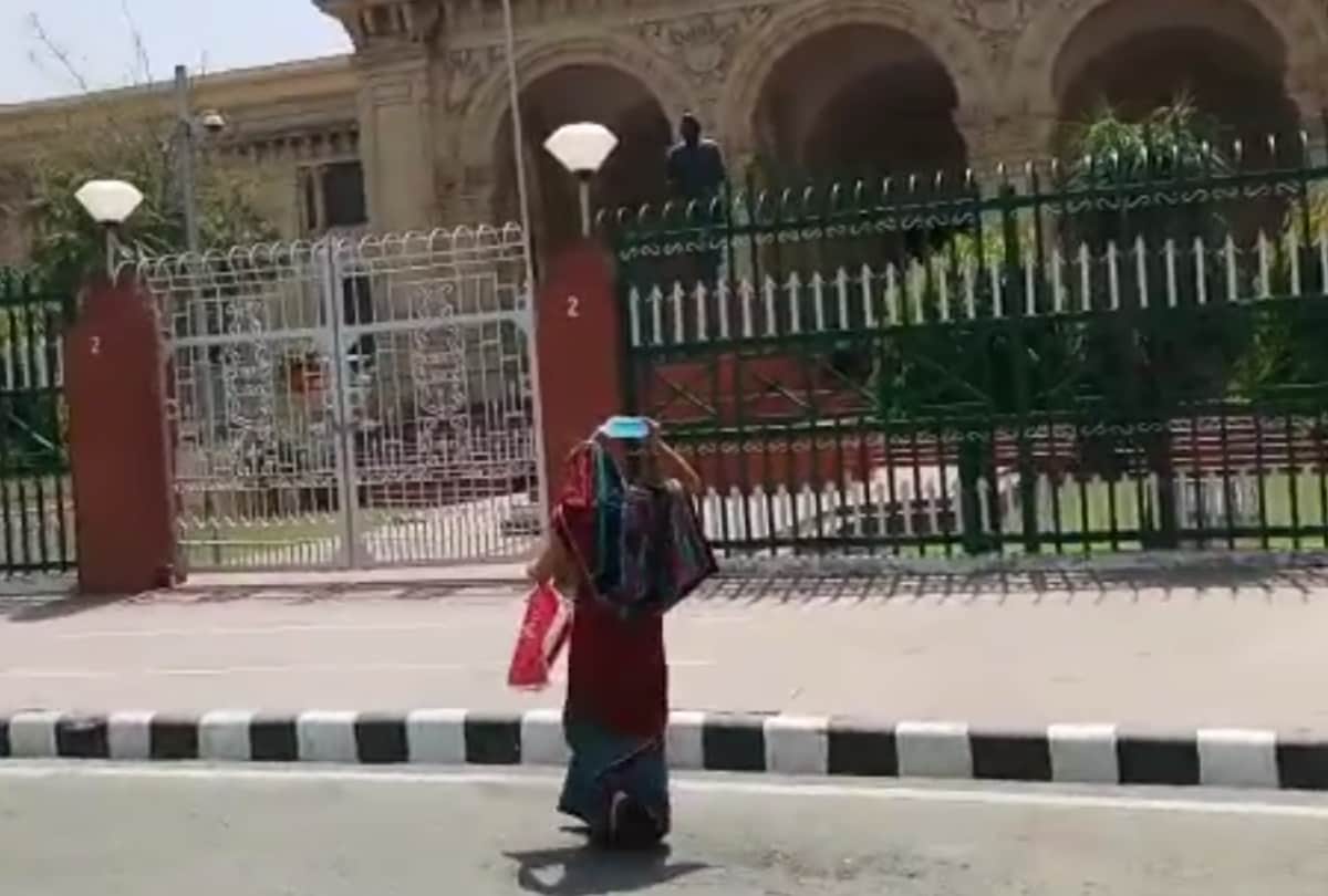 women attempt to suicide in front of up vidhan sabha