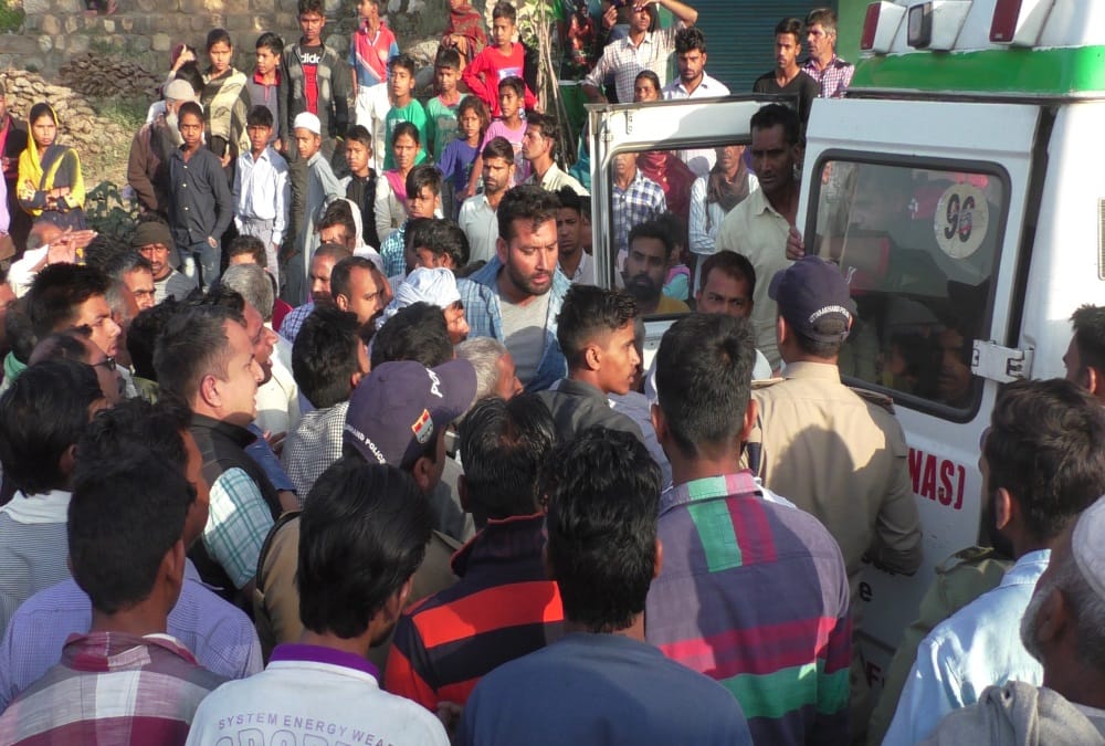 Man crushed under dumper in dehradun horrible photos