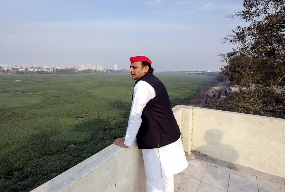 akhilesh yadav speaks on cleanliness of rivers in india.