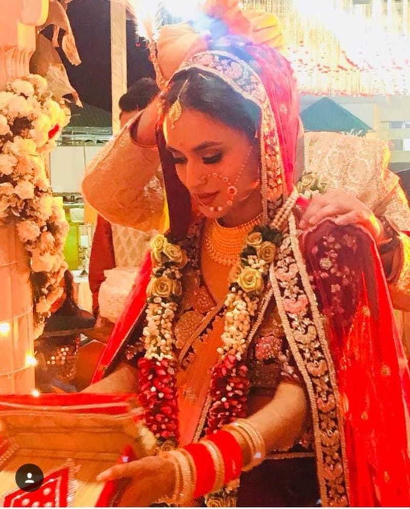 anukriti gusain marriage photos