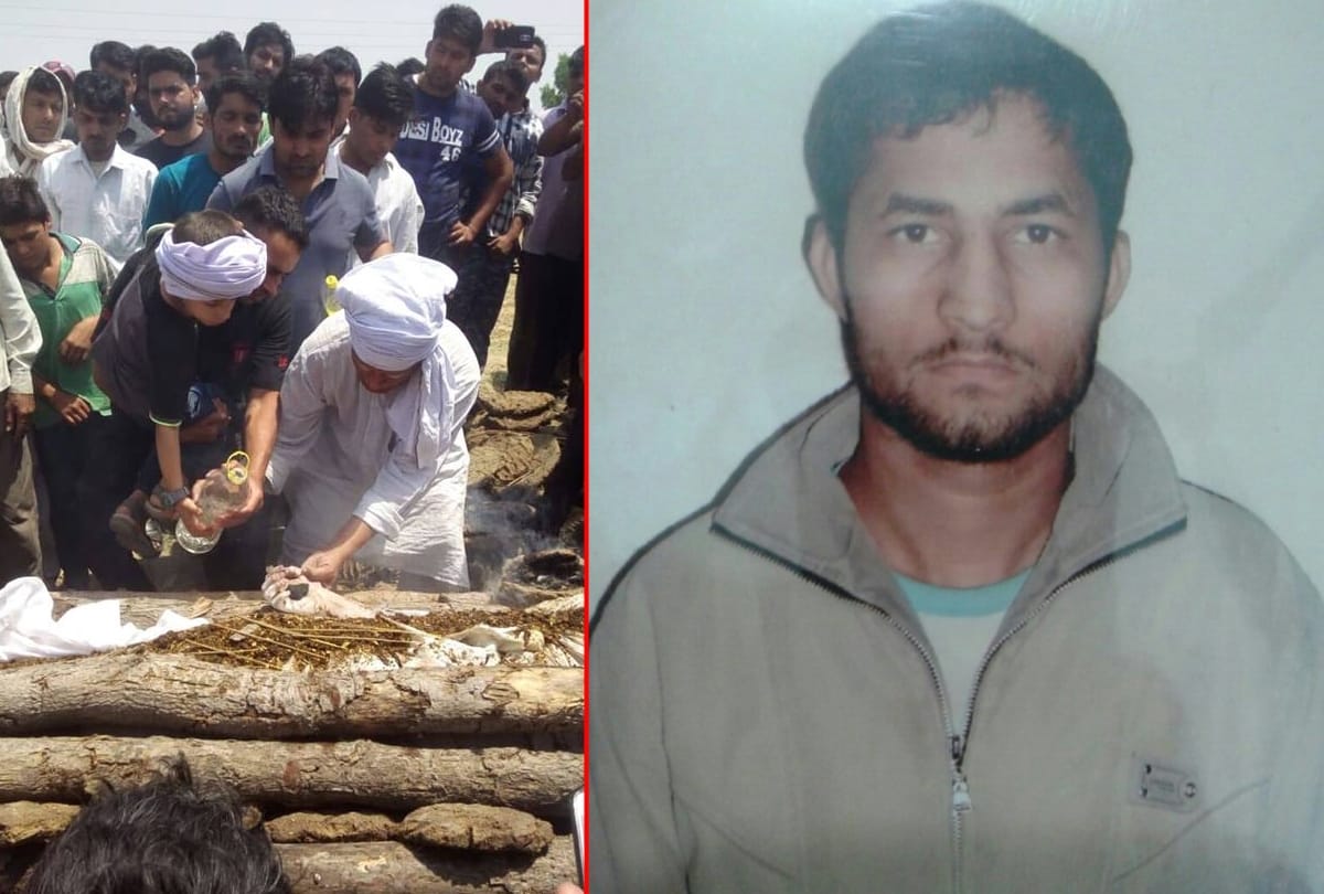 funeral of gangster balraj bhati in bulandshehar