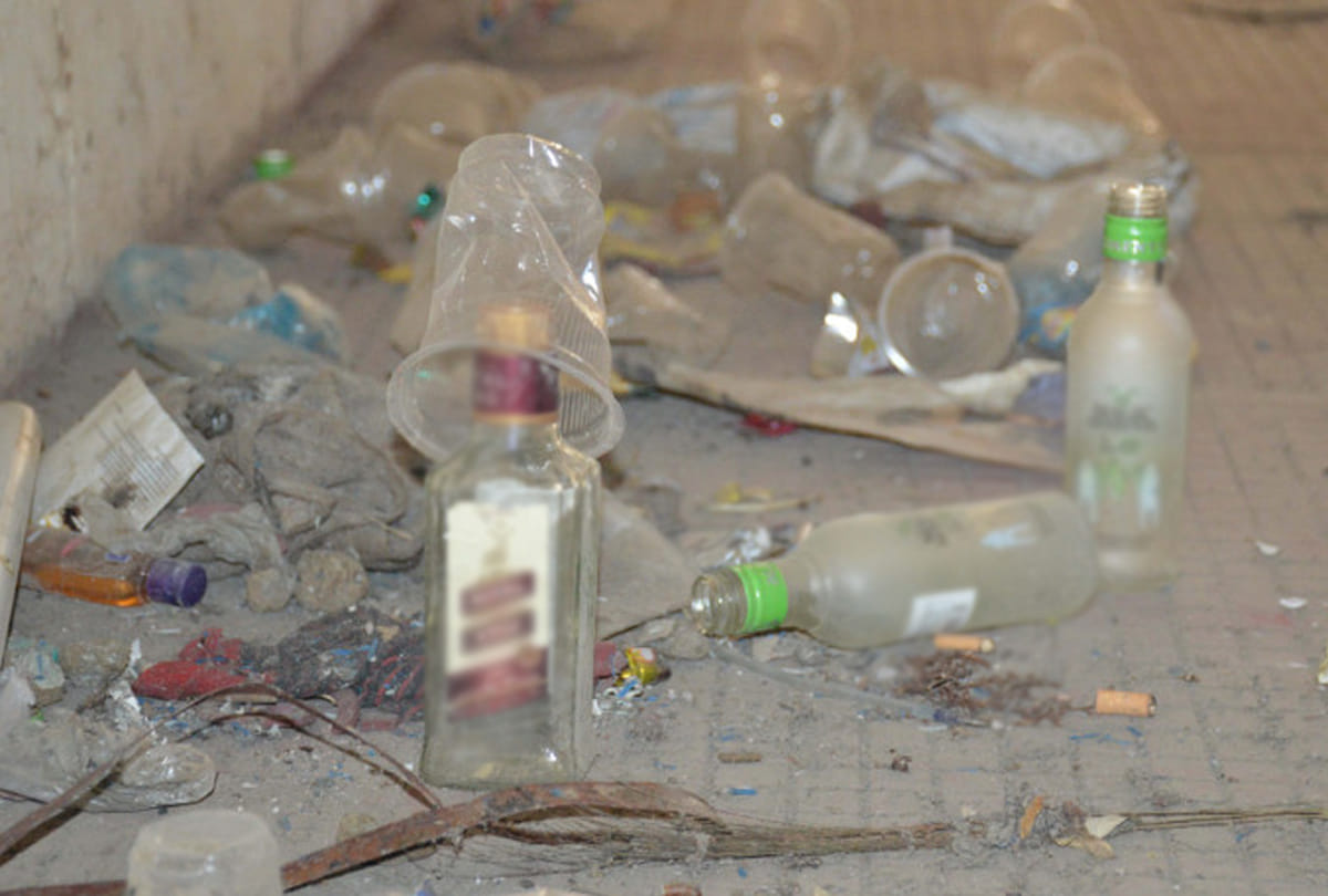 bottles of wine kept in hospital