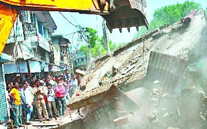 encroachment drive ends with solving complaints on CM portal