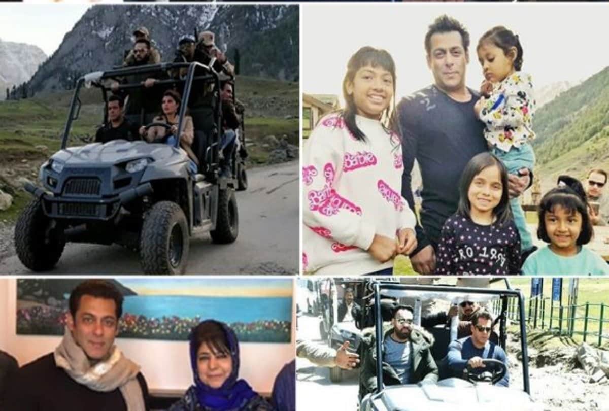 salman khan met jammu kashmir cm mehbooba mufti photo viral
