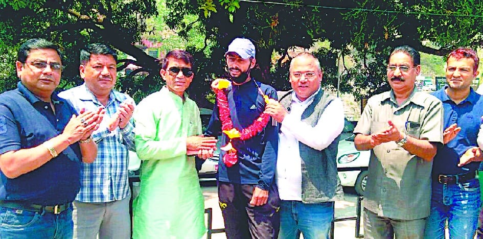 Pankaj completed 550km goodwill race