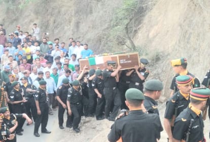  Shaheed Ajay Kumar Kundal cremated with state honors