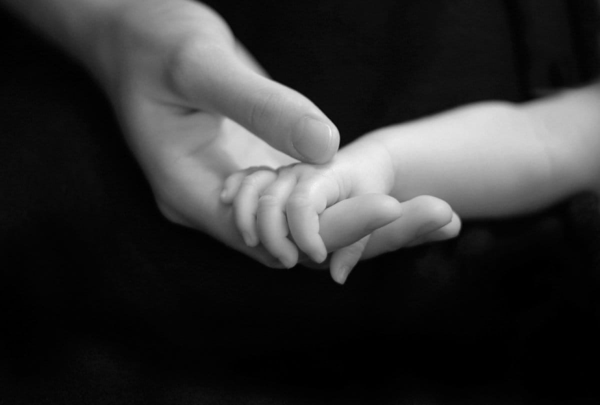 mother killed her one and half years old baby hanging herself 