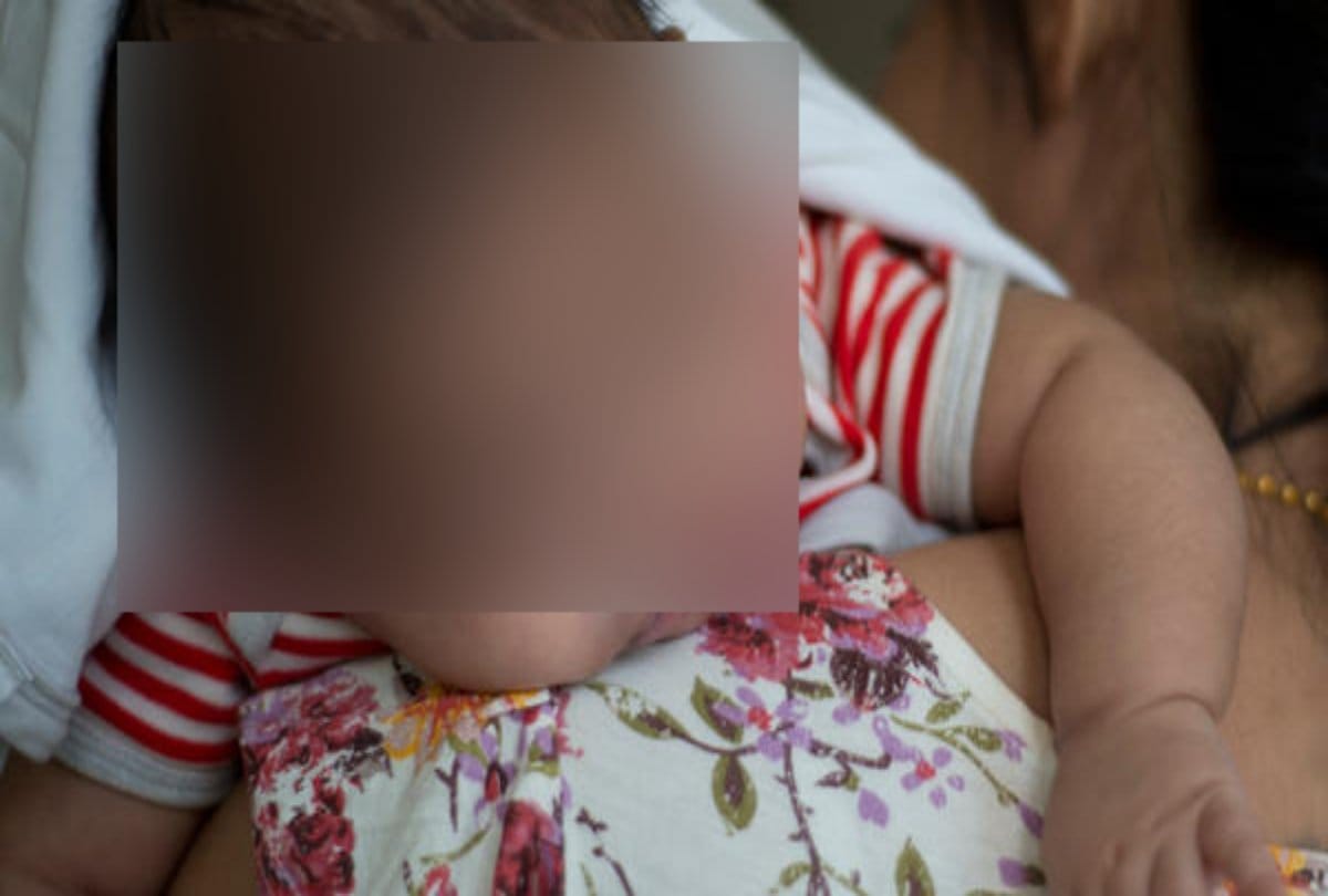 mother killed her one and half years old baby hanging herself 