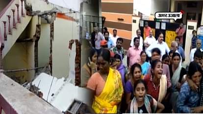 one died after building collapsed in hyderabad