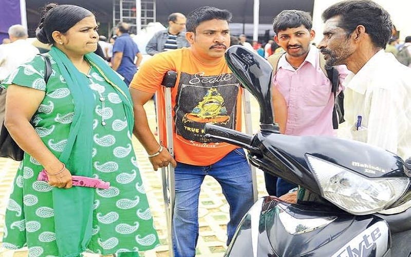 in haryana Four percent reservation to disabled on direct recruitment in the departments
