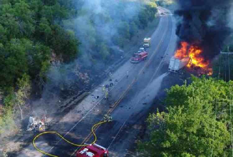 indian boy ravi burnt alive in road accident in texas of america