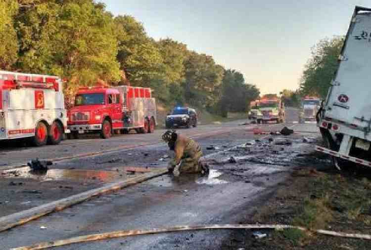 indian boy ravi burnt alive in road accident in texas of america