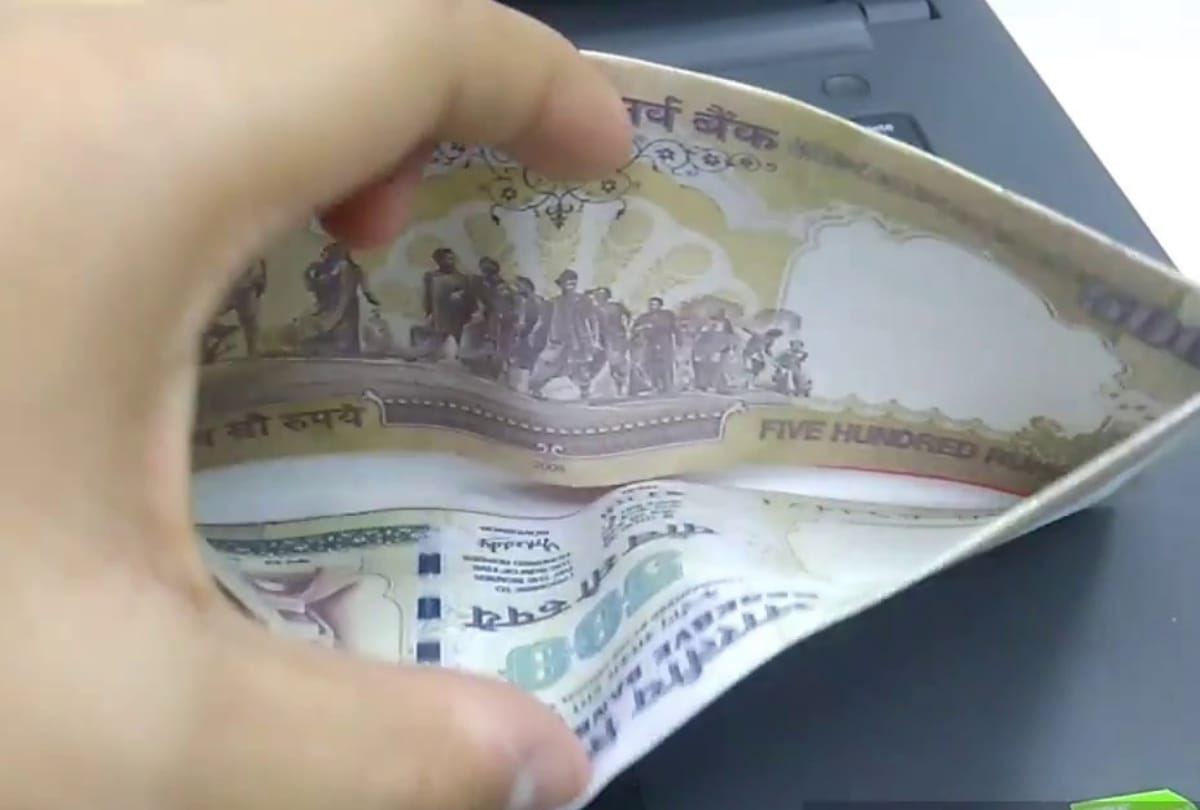 old currency of 500 and 1000 will be used for decorations