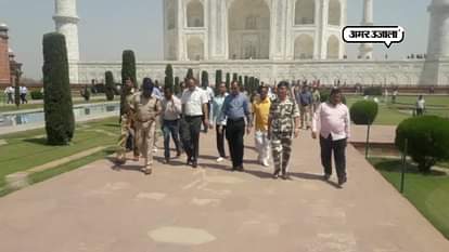 ADG SECURITY VIJAY KUMAR INSTRUCTS TO PUT THORN WIRE ON SOUTH GATE WALL OF TAJ MAHAL