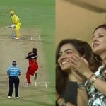 IPL 2018: Wife Sakshi Dhoni reaction after MS Dhoni match winning six, Watch video