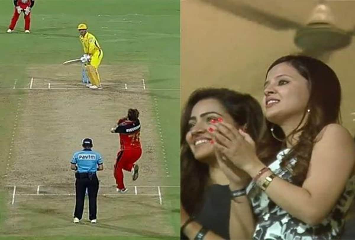 IPL 2018: Wife Sakshi Dhoni reaction after MS Dhoni match winning six, Watch video