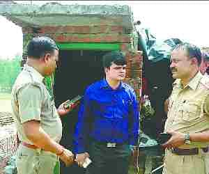 Explosion in Illegal crackers factory.