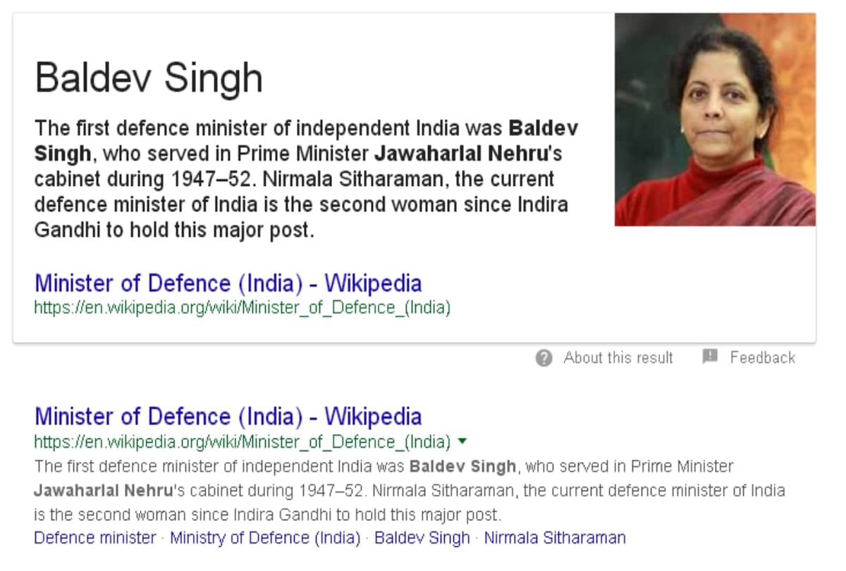 google india rectified its first pm of india mistake but still giving some wrong answers