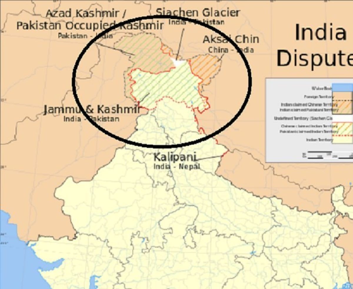 Maharashtra: Kashmir out of India map in 10th class book
