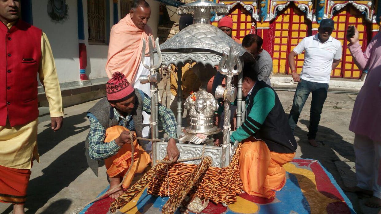 lord kedarnath doli Departure from ukhimath to kedarnath temple