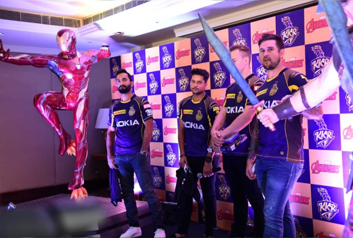 MARVELS AVENGERS & KOLKATA KNIGHT RIDERS LAUNCH SPECIAL EDITION MERCHANDISE IN DELHI