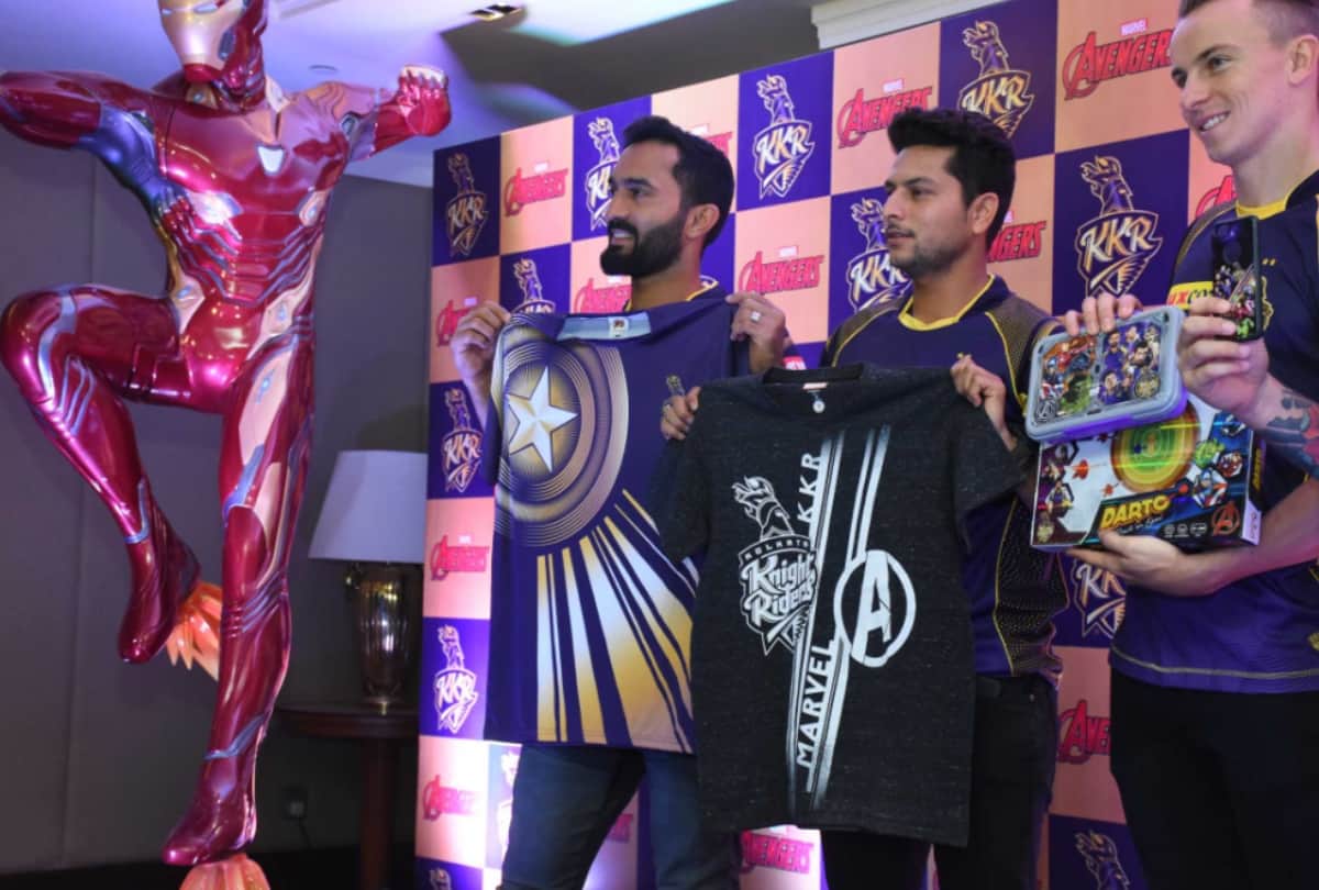 MARVELS AVENGERS & KOLKATA KNIGHT RIDERS LAUNCH SPECIAL EDITION MERCHANDISE IN DELHI