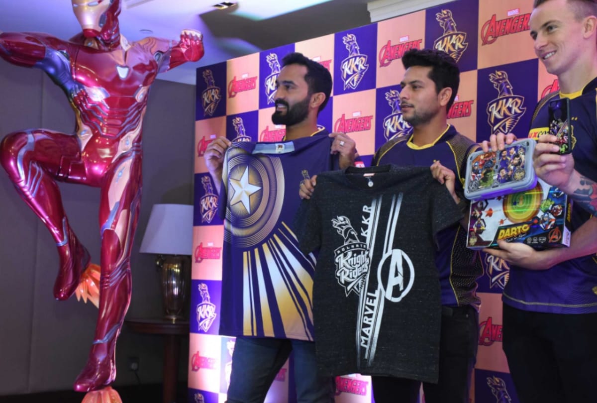 MARVELS AVENGERS & KOLKATA KNIGHT RIDERS LAUNCH SPECIAL EDITION MERCHANDISE IN DELHI
