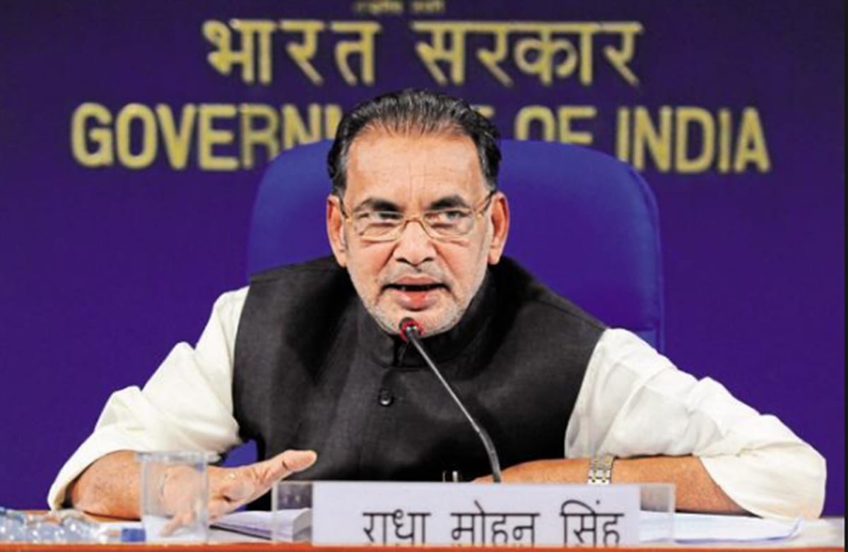 Radha Mohan Singh said government is working towards making income of farmer double