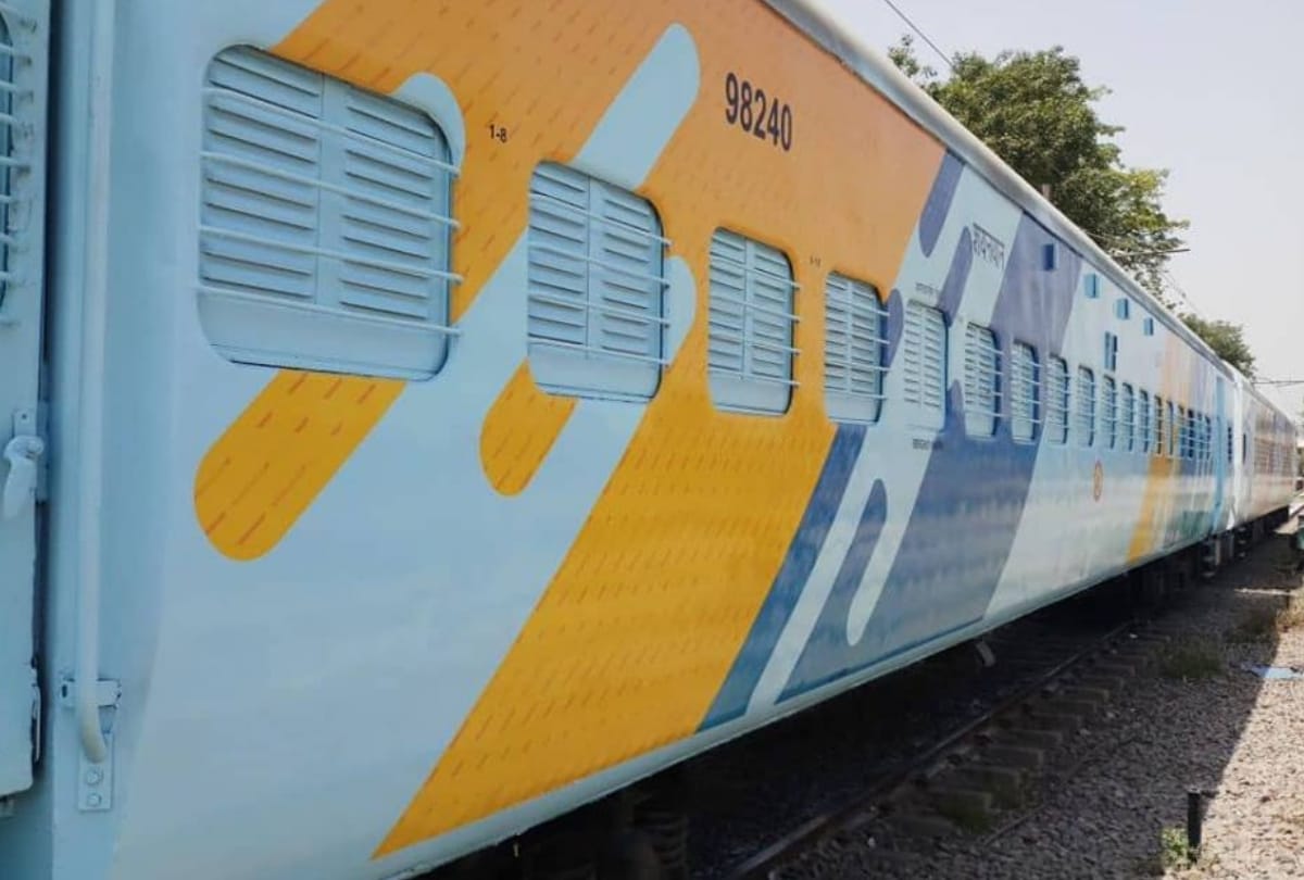 soon indian rail passenger coaches can be seen in all new colours