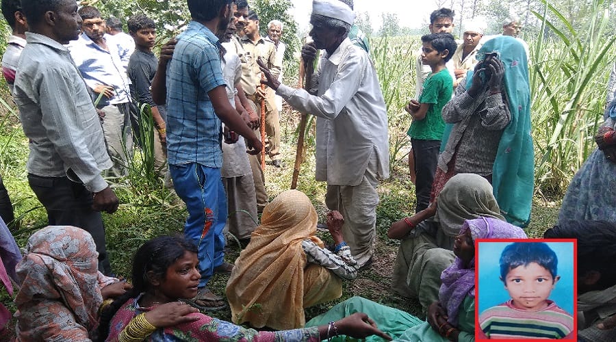 Eight year old child murdered in Muzaffarnagar