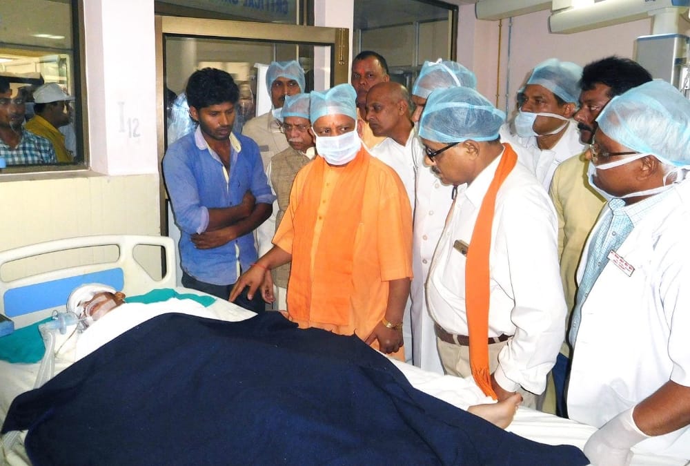 four suspended in kushinagar accident case.
