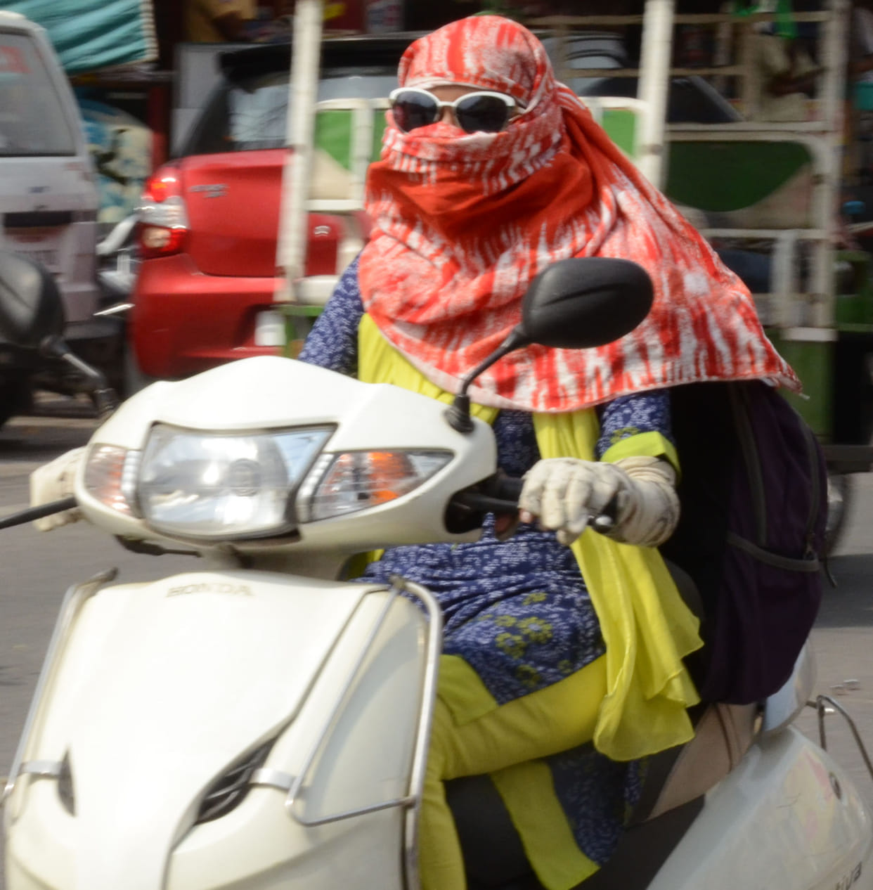 Heat stroke to three people with severe heat