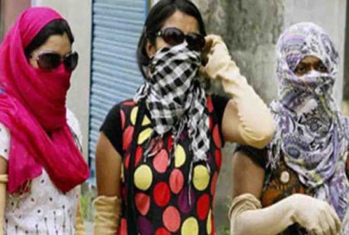 due to temperature risk of heat stroke increasing 