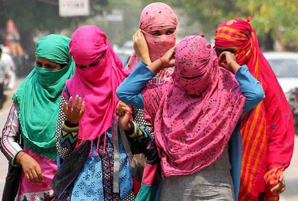 due to temperature risk of heat stroke increasing 