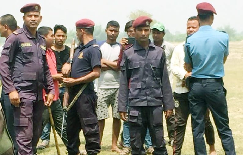 Nepalese tried to capture indian road