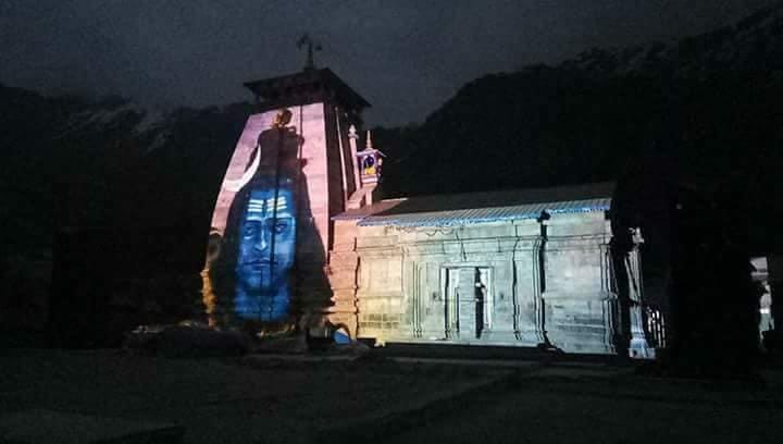 laser light show in kedarnath