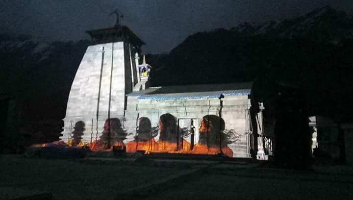 laser light show in kedarnath