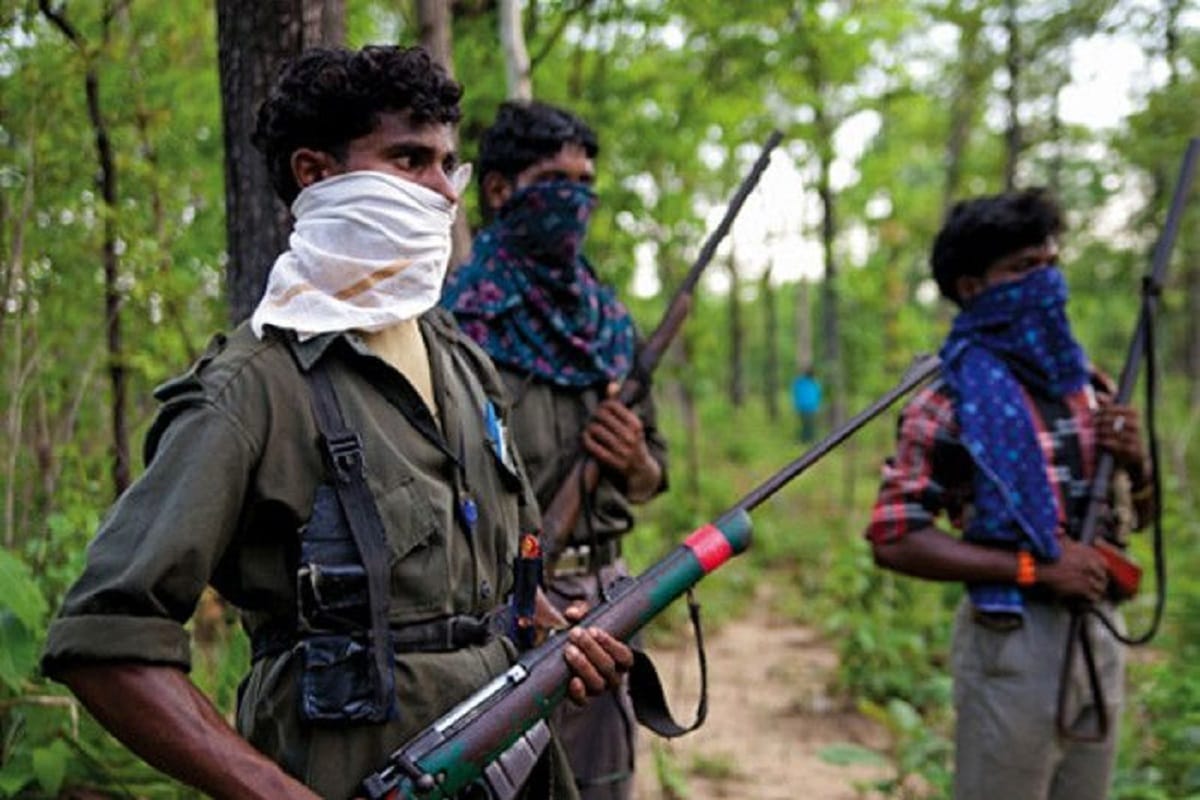 Naxalites set fire to vehicles and construction equipment in Chhattisgarh