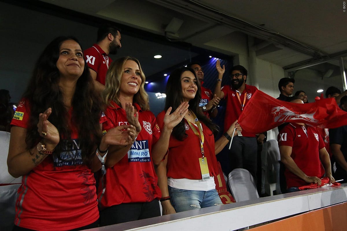 preity zinta during ipl bubbly look here pictures
