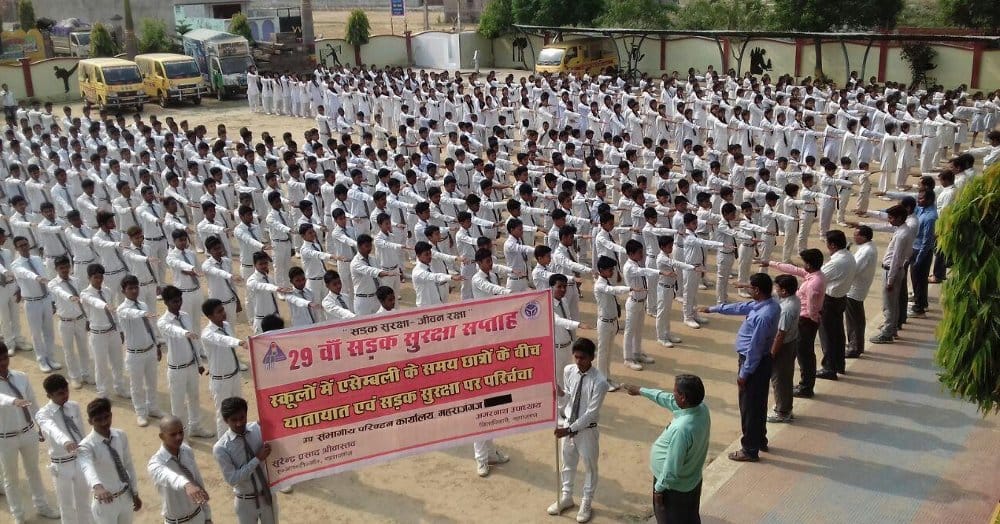 Take oath of compliance with traffic rules