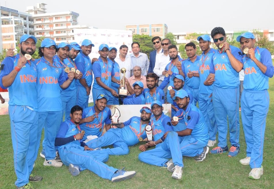 India's disabled cricket team win T-20 series from bangladesh 