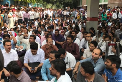 aiims slap matter: accused apologized to junior doctor, he can get clean chit