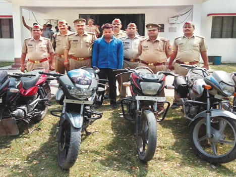 Six bikes recovered from under-vehicle vehicle thieves