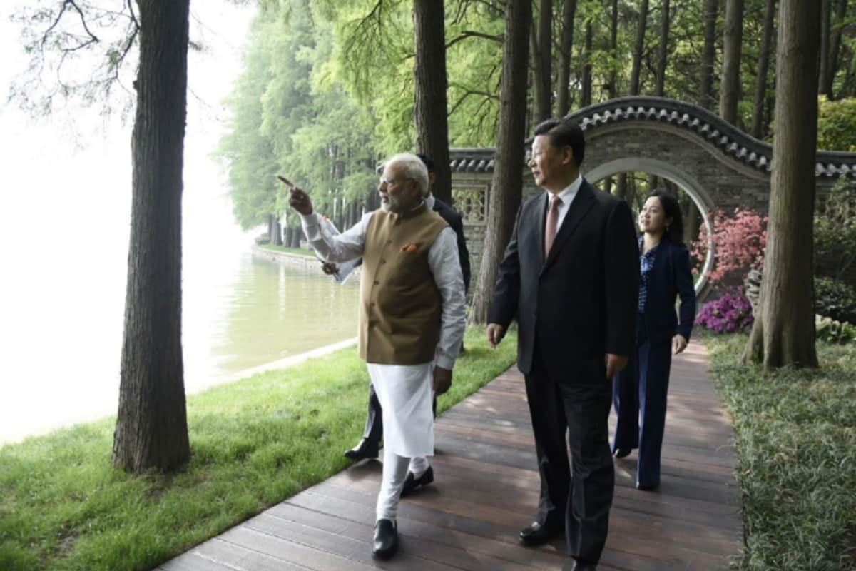 PM Modi China visit photos of Narendra modi Informal Summit with President Xi Jinping in Wuhan