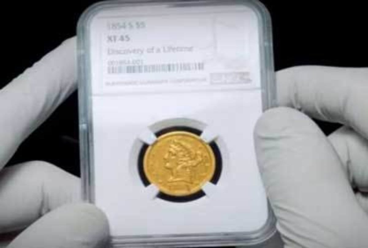 Man become millionaire with a rare gold coin in america 