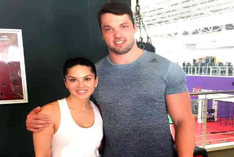 sunny leone gym instructor lian wentzel is very tough for maintaing body