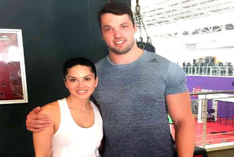 sunny leone gym instructor lian wentzel is very tough for maintaing body